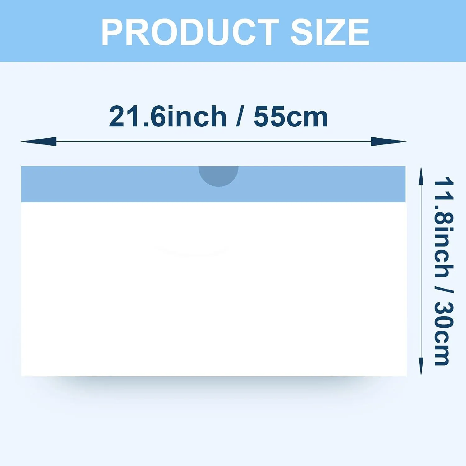 40 Count 21.6" x 11.8" Cat Litter Box Liners for Self-Cleaning Cat Litter Box, Replacement Automatic Litter Box Liners, 2 Rolls Drawstring Trash Bags for Robot, Extra Thick,2 Packs/40 Counts