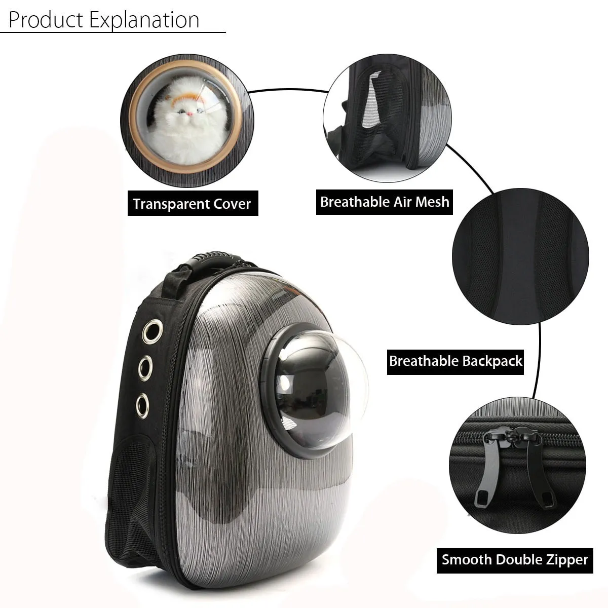Astronaut Space Capsule Pet Backpack Carrier