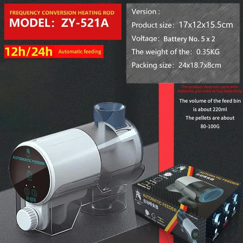 Automatic Fish Feeder 200ml Capacity