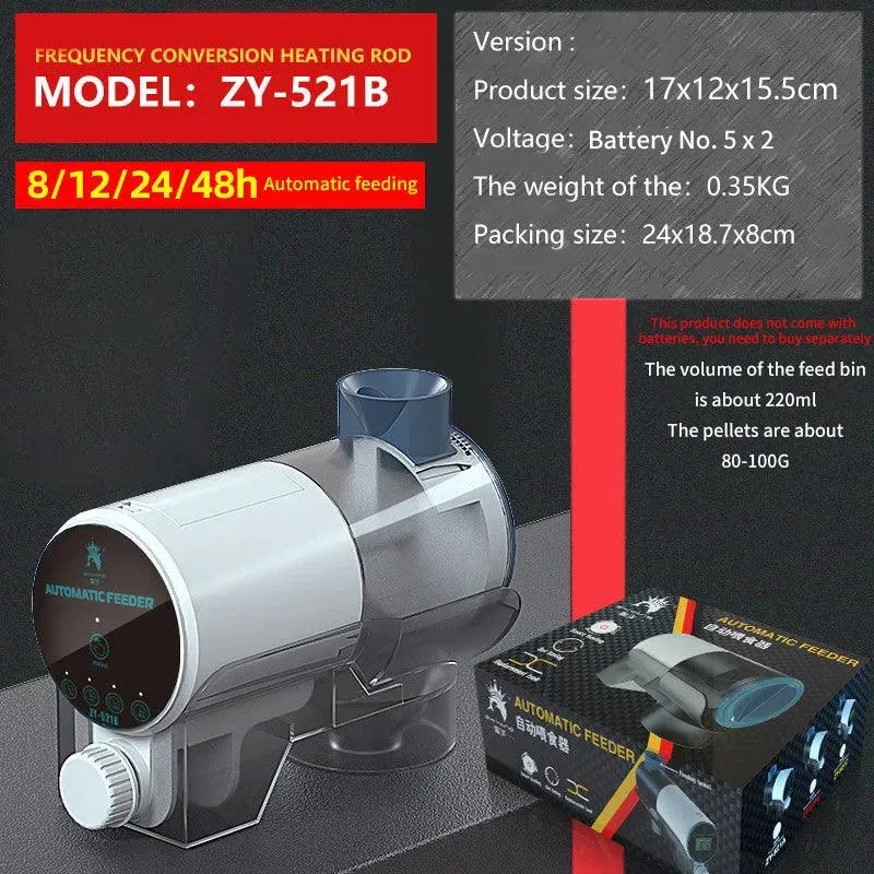 Automatic Fish Feeder 200ml Capacity
