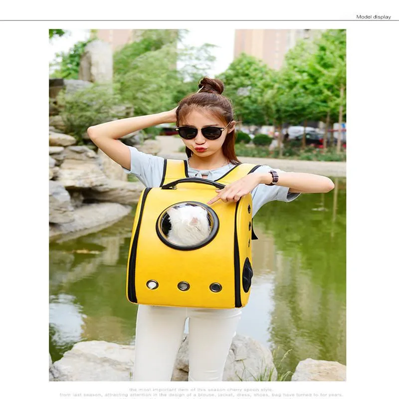 Breathable Space Capsule Shaped Pet Carrier  Backpack for Dog/Cat