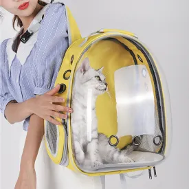 Cat Backpack Capsule Carrier Bags Breathable Pet Carriers Outdoor Travel Backpack Space Cage Pet Transport Bag For Cat Supplies