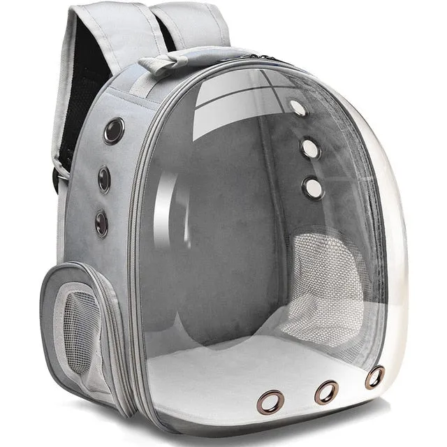 Cat Carrier Bags Breathable Pet Carriers Small Dog Cat Backpack Travel Space Capsule Cage Pet Transport Bag Carrying For Cats