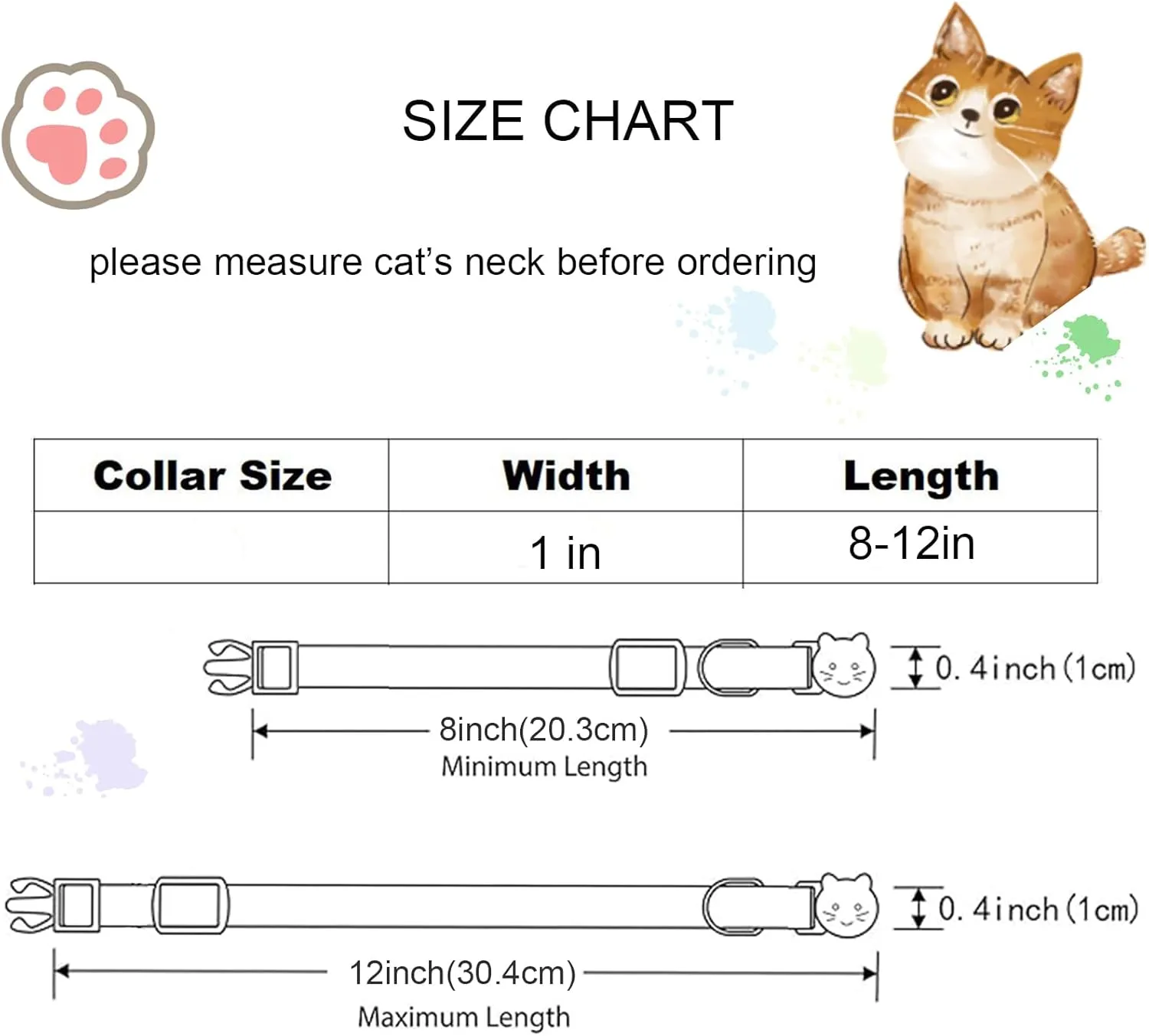 Cat Collar-2 Pack Cat Collars Shark & Dinosaur Cat Collar Breakaway with Kitten and Bell Pendant Safety Buckle Adjustable Cute Pet Collar for Boy Cats Gift for Cats and Small Pets