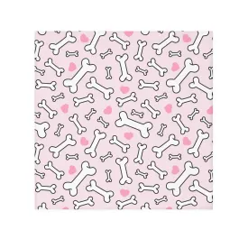 Cute Dog Bone Face Towel, Pet Lover Gift, Dog-Themed Bath Towel, Dog Mom
