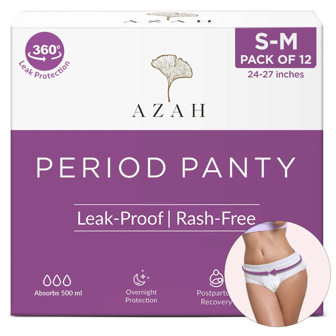 Disposable Period Panties | Box of 12 | Ultra Heavy Flow