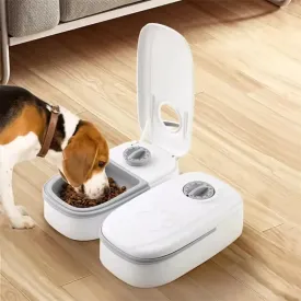 Dog Feeder Cat Automatic Feeding Water Bowl