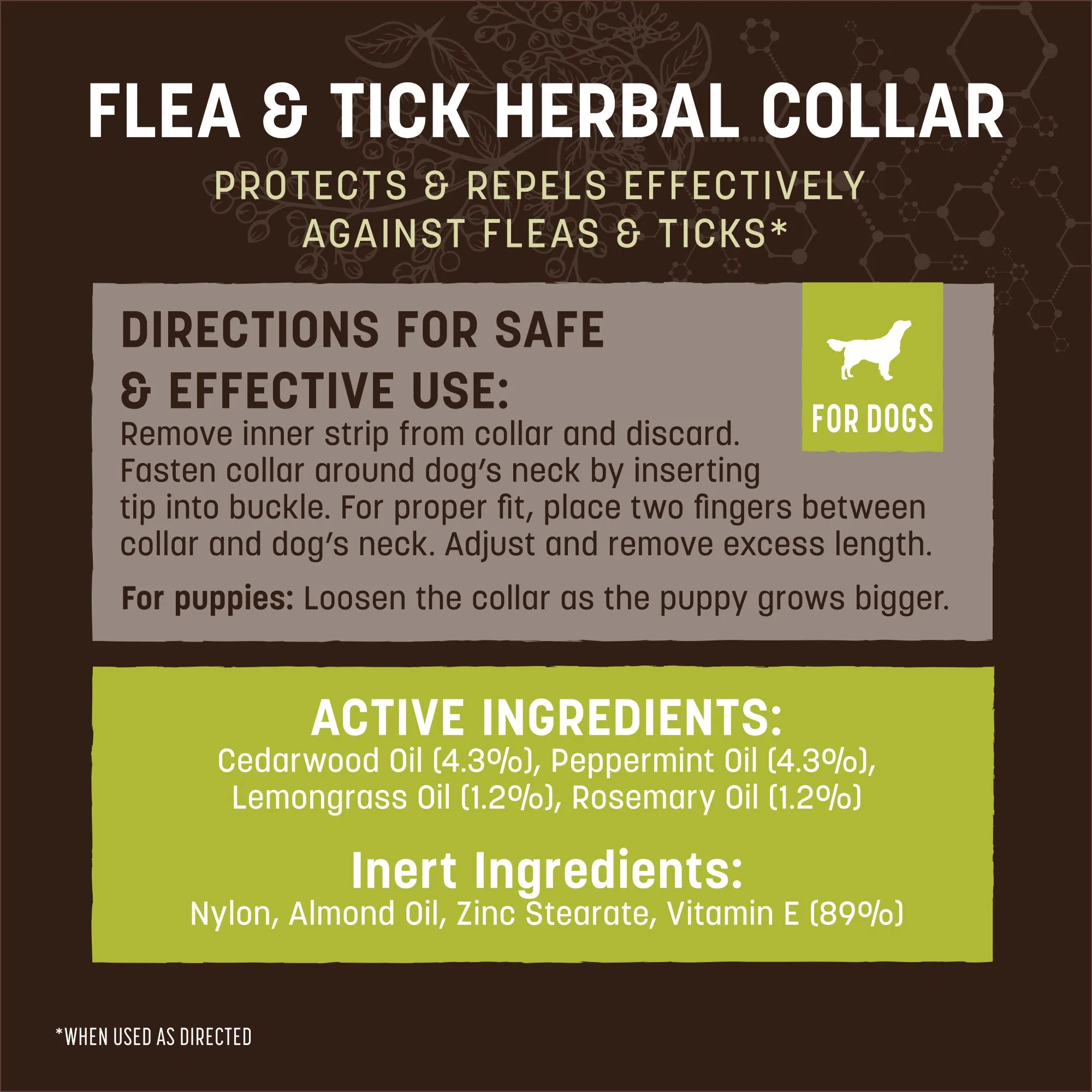 Earth Animal Nature's Protection Flea & Tick Collar for Dogs