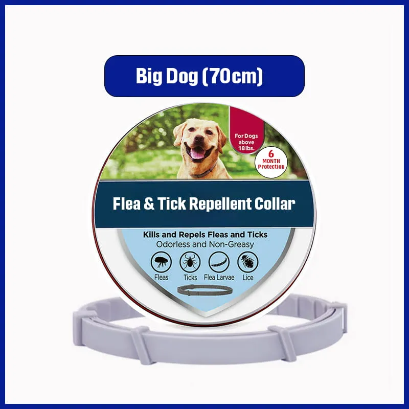 Eco Pet Health Protection Collar: Flea & Tick Defense, Long-lasting