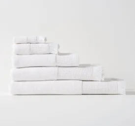 Eden 550GSM Cotton Bath Towel Range White