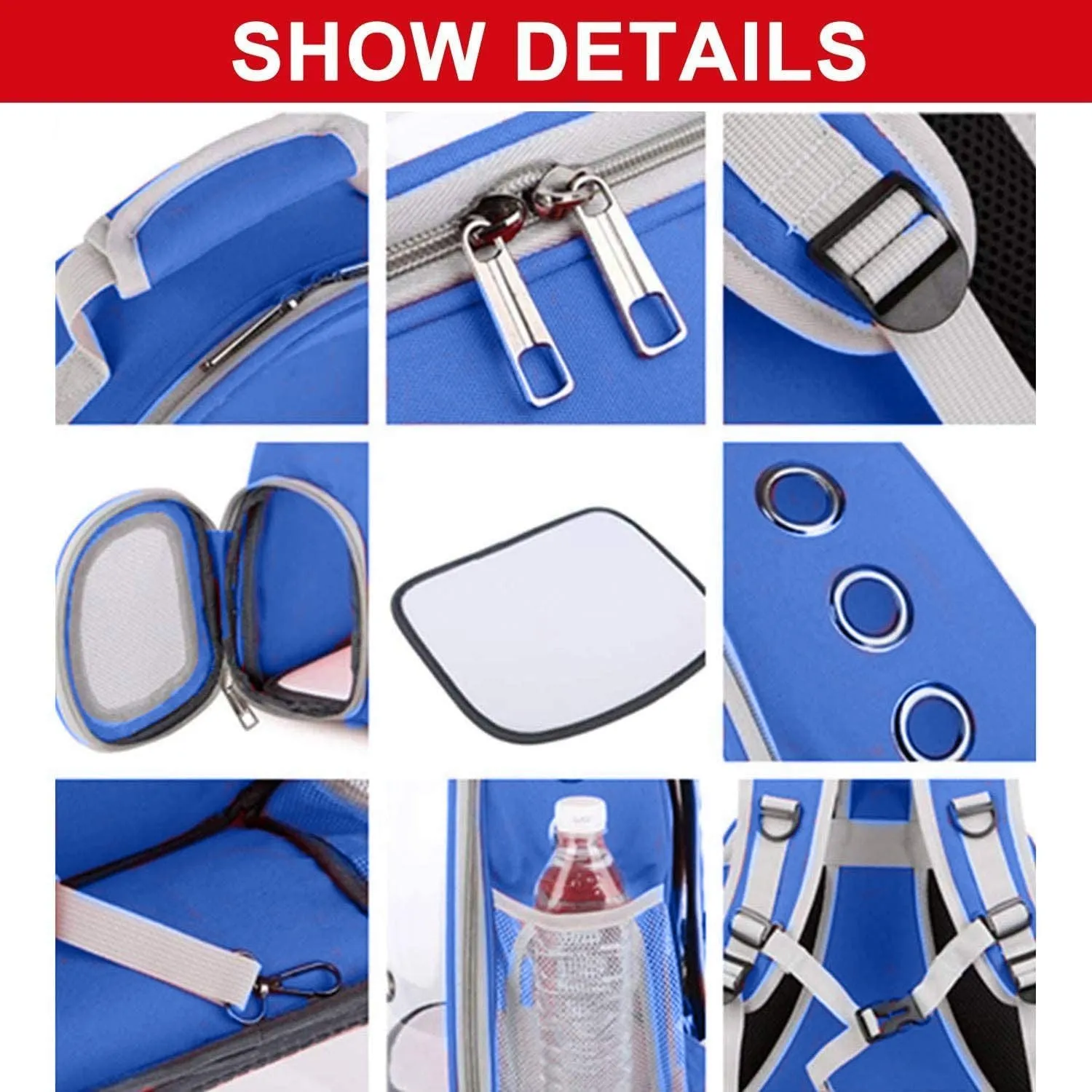 Floofi Space Capsule Backpack - Model 1 (Blue)