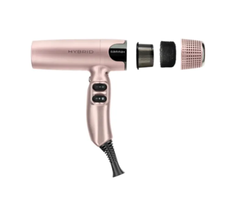 Gamma  Hybrid Ionic Technology Hair Dryer -Rose Gold
