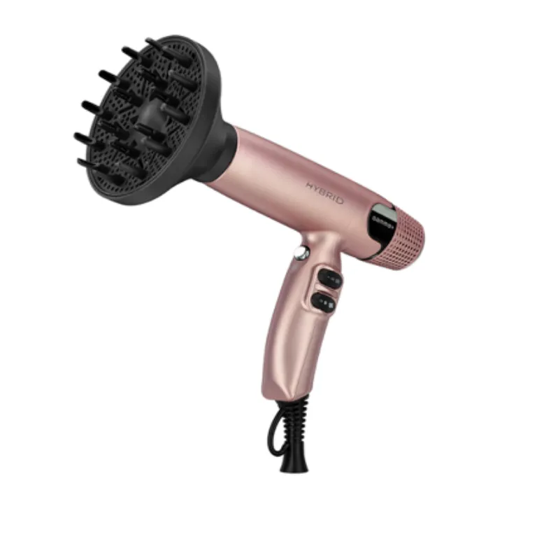 Gamma  Hybrid Ionic Technology Hair Dryer -Rose Gold