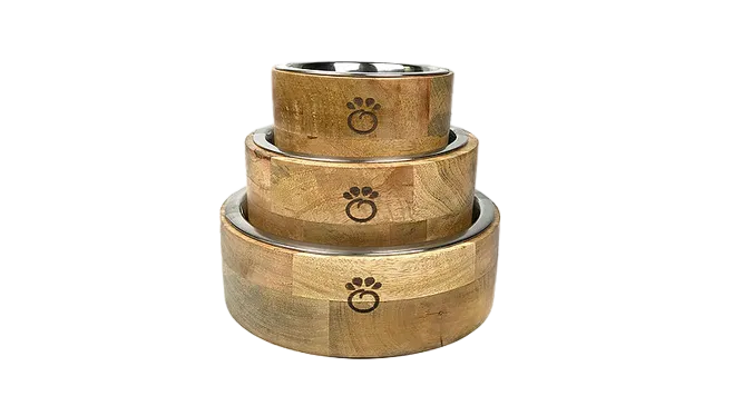 GF Pet Mango Wood Bowl