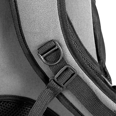 gray outdoor portable large pet space backpack,double shoulder pet breathable bag AZ1639