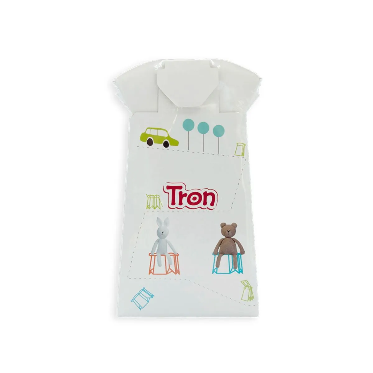 Hippychick Tron Disposable Travel Potty (Rabbit & Bear)