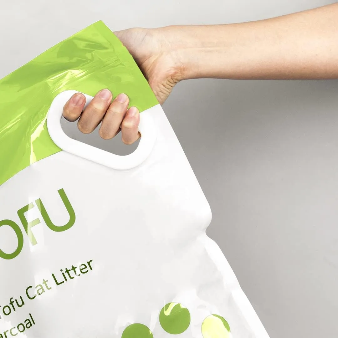 I AM TOFU - Tofu Cat Litter, Natural Flushable, Dust Free, Extra Clumping Pellet Litter (10 LBS, Green Tea)