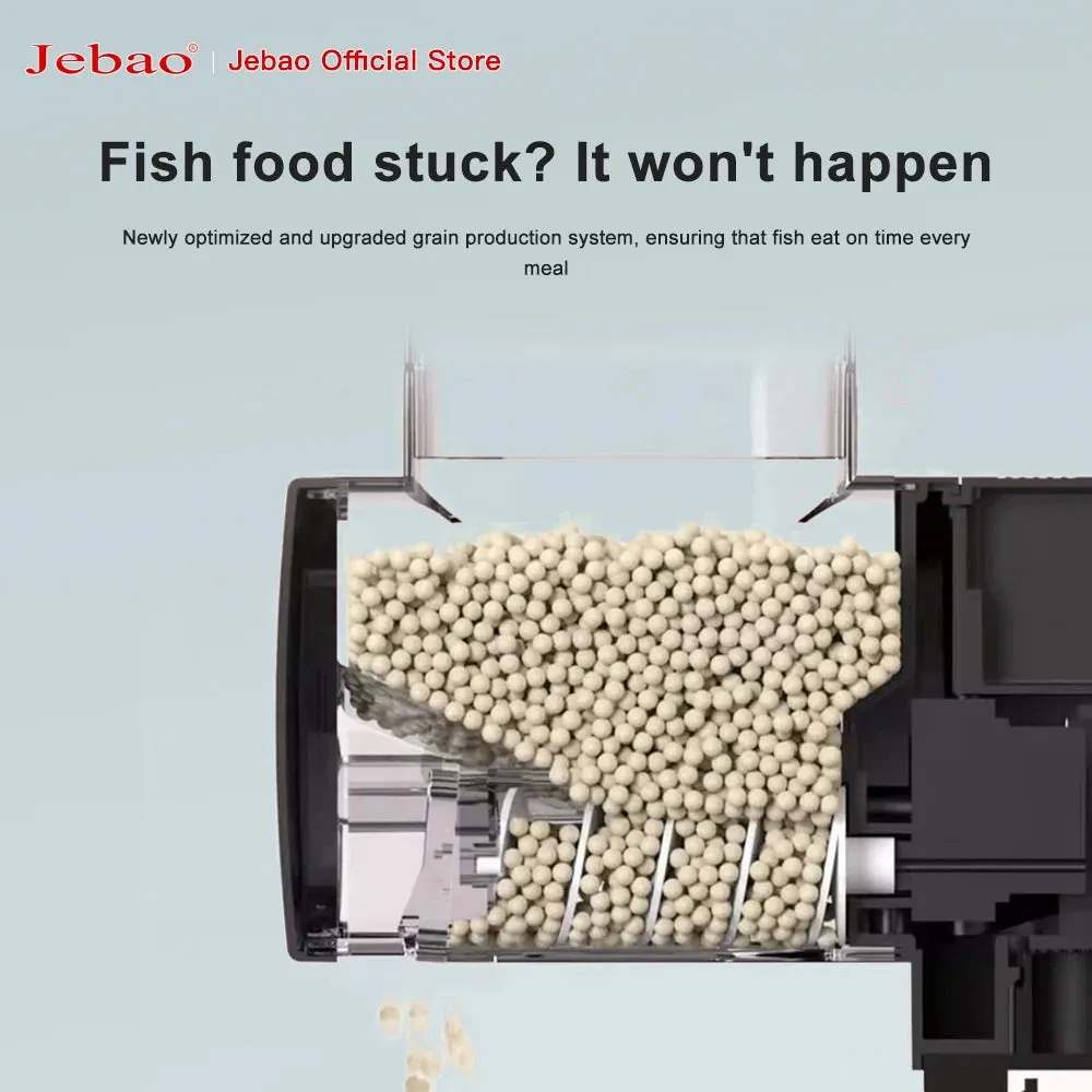 Jebao Jecod New Wi-Fi Smart Auto Aquarium Fish Tank Feeder Intelligent Automatic Feeder Digital Timing Wifi Wireless Remote Control Fish Feeding