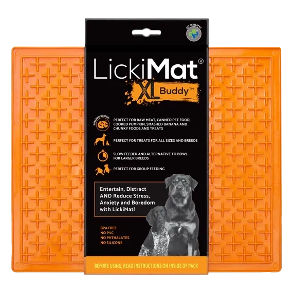 LickiMat Buddy XL Enrichment Lick Mat for Dogs - 4 Colours