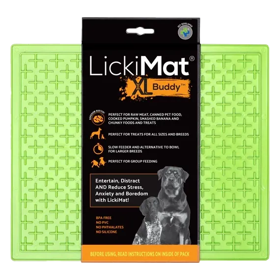 LickiMat Buddy XL Enrichment Lick Mat for Dogs - 4 Colours