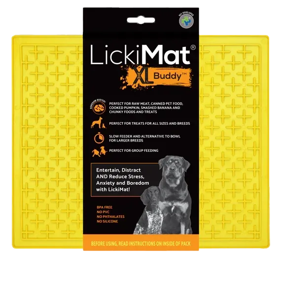 LickiMat Buddy XL Enrichment Lick Mat for Dogs - 4 Colours