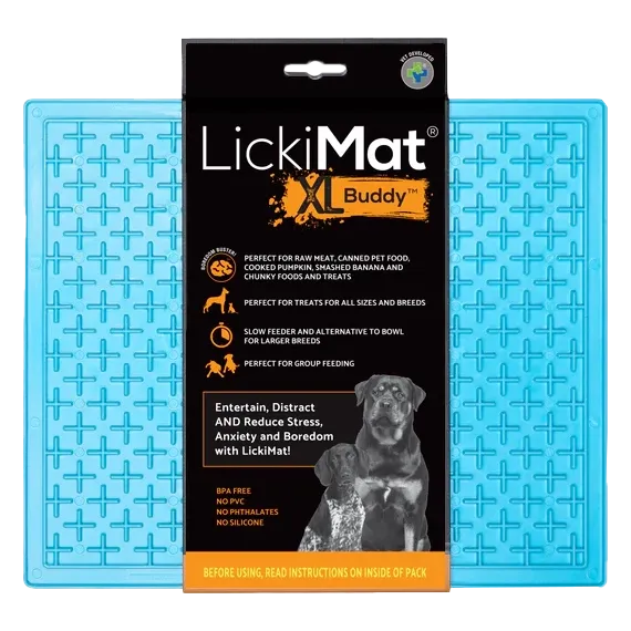 LickiMat Buddy XL Enrichment Lick Mat for Dogs - 4 Colours