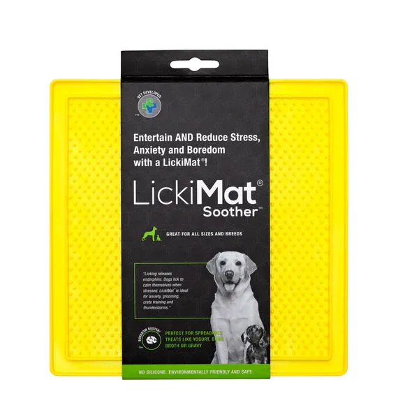 LickiMat Classic Soother Enrichment Lick Mat for Dogs - 10 Colours