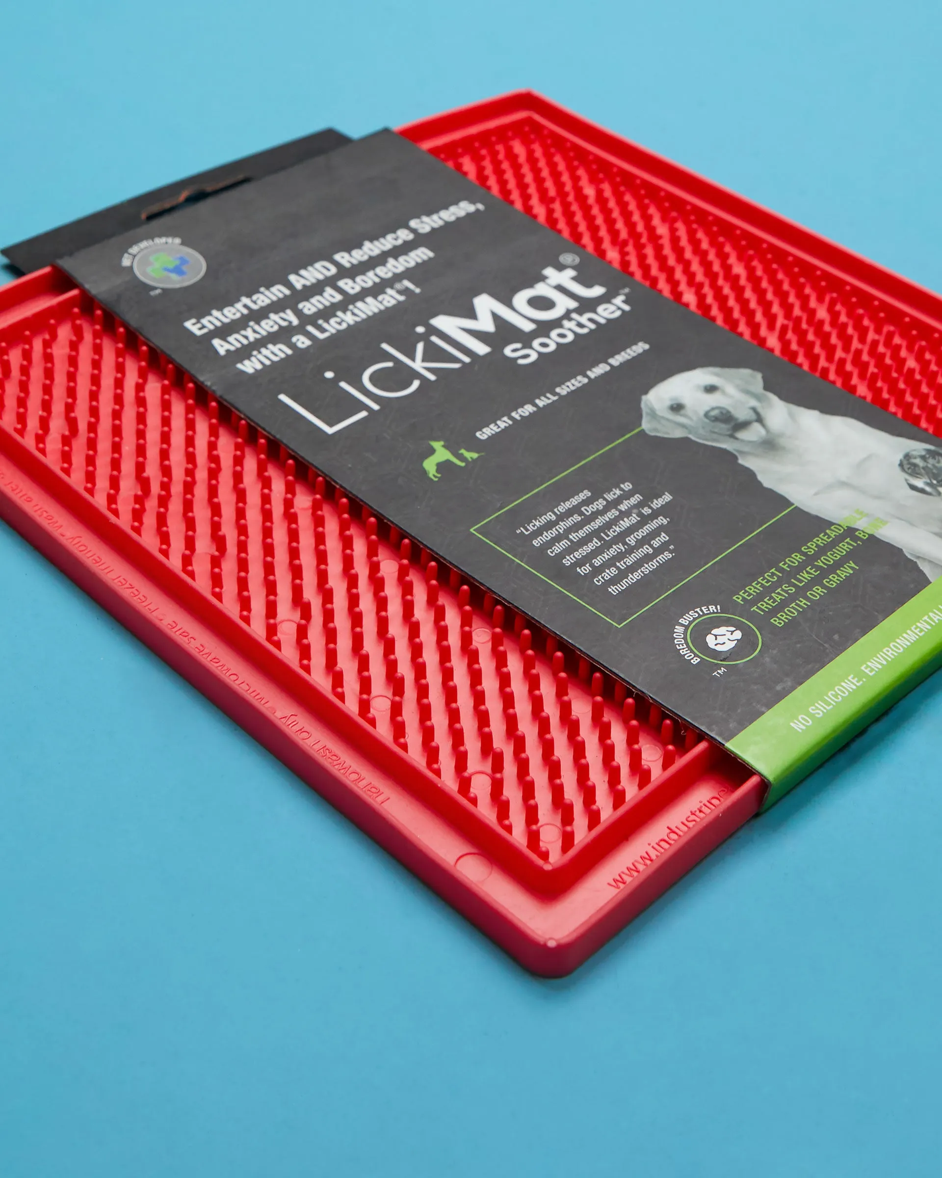 LickiMat Classic Soother Enrichment Lick Mat for Dogs - 10 Colours