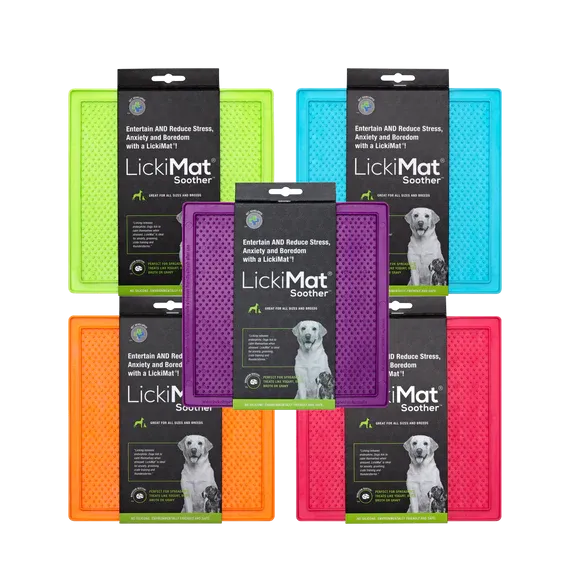 LickiMat Classic Soother Enrichment Lick Mat for Dogs - 10 Colours