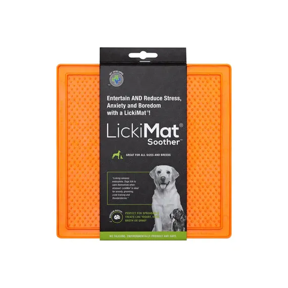 LickiMat Classic Soother Enrichment Lick Mat for Dogs - 10 Colours