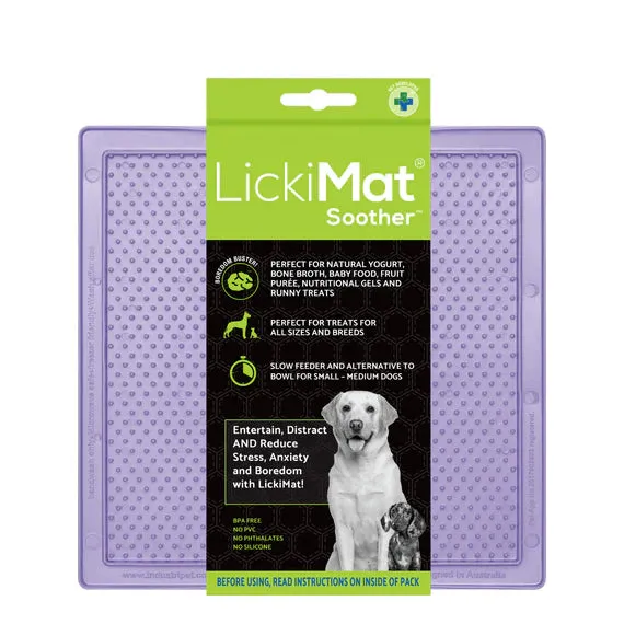LickiMat Classic Soother Enrichment Lick Mat for Dogs - 10 Colours