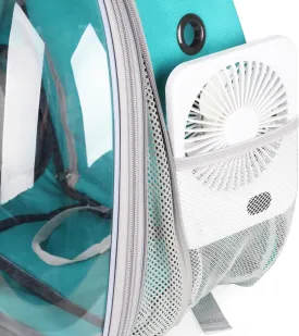 LOLLIMEOW Mini Fan for Pet Carrier Backpack, Bubble Backpack Carrier, Cats and Puppies,Airline-Approved, Designed for Travel, Hiking, Walking & Outdoor Use (Mini Fan)