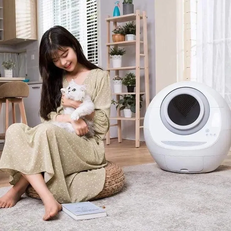 Luxury Automatic Smart Anti-Splash scoopfree self-cleaning cat litter box
