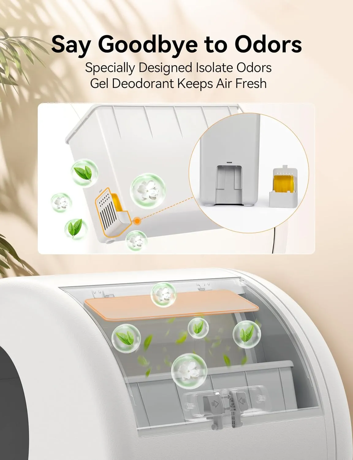 MeoWant Self-Cleaning Cat Litter Box