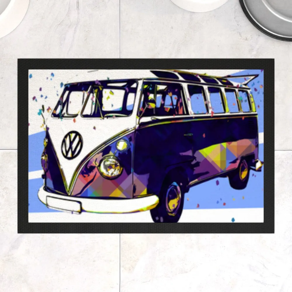 Pet Bowl Mats - Classic Camper