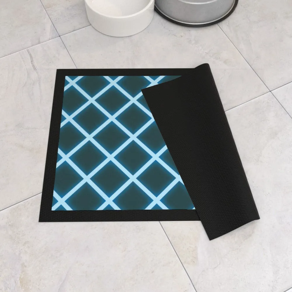 Pet Bowl Mats - Neon