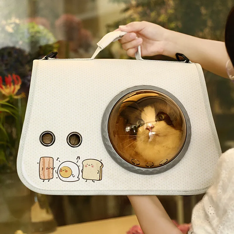 Pet Travel Bag Cute Carrier Breathable for Cats and Small Dogs (5 styles)