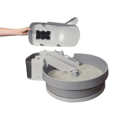 PetSafe Simply Clean Self-Cleaning Cat Litter Box - Automatic Litter Box for Cats - Works with Clumping Cat Litter