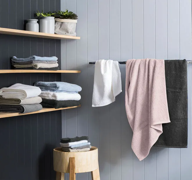 Reed 550GSM Cotton Bath Towel Range Pink