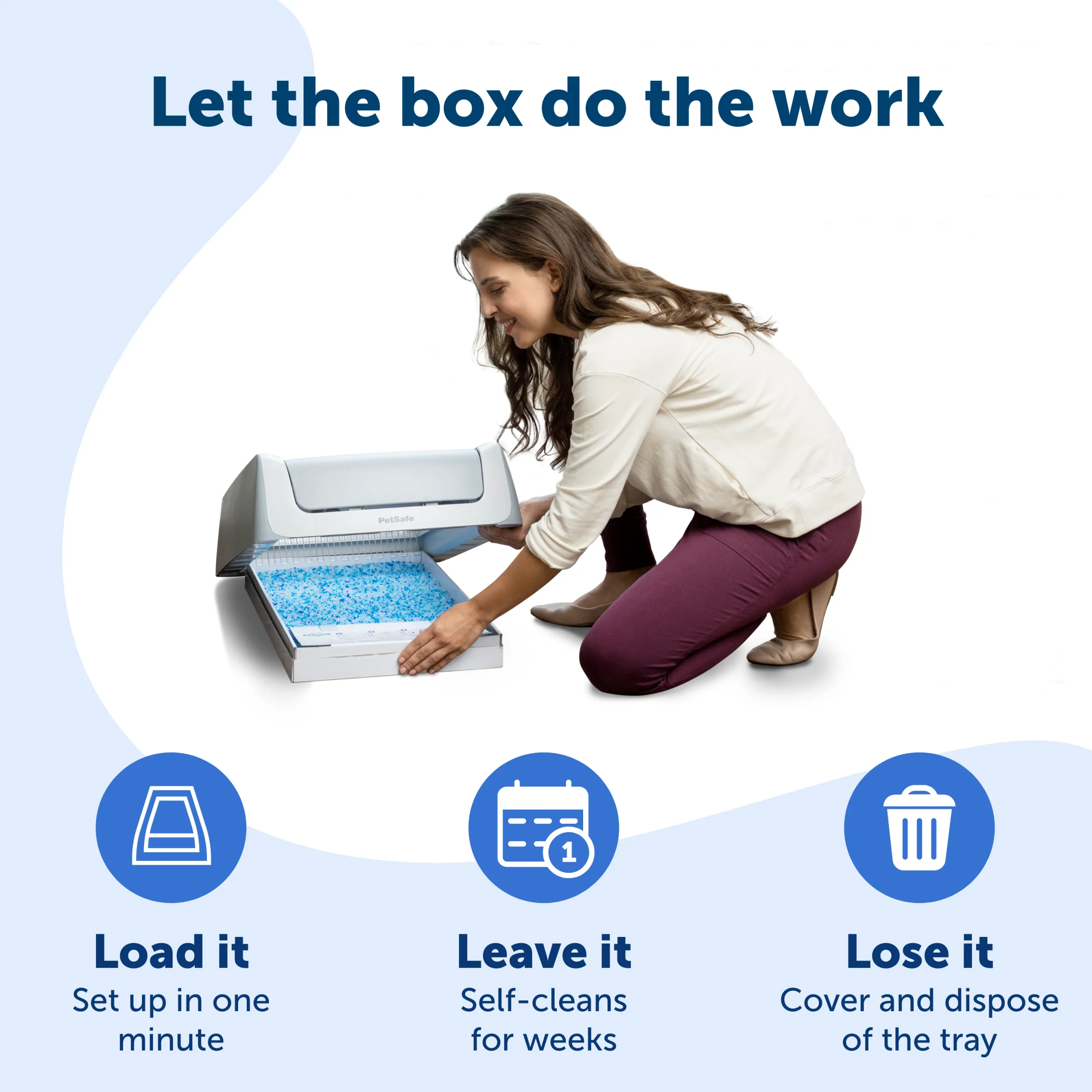 ScoopFree® Crystal Pro Self-Cleaning Litter Box