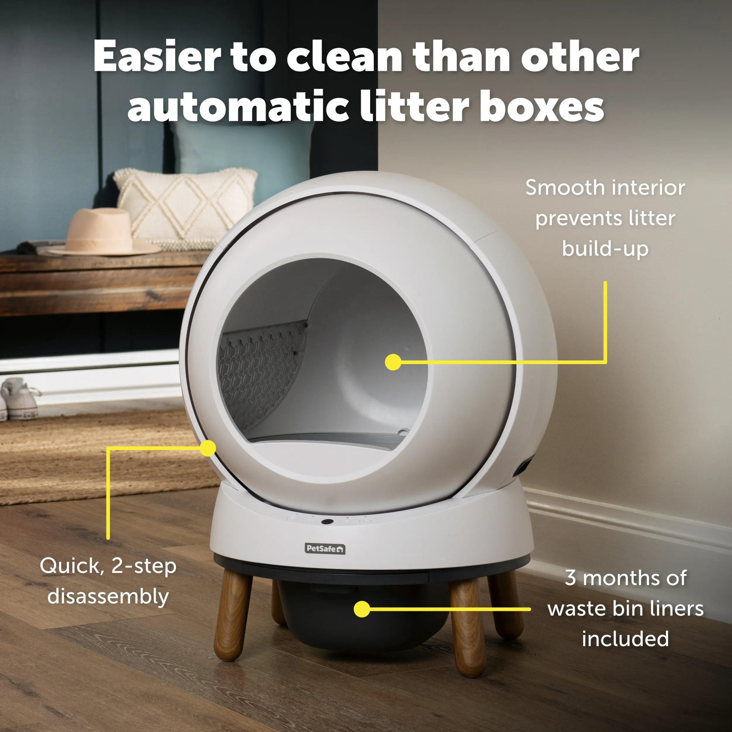 ScoopFree® SmartSpin™ Self-Cleaning Litter Box Bundle