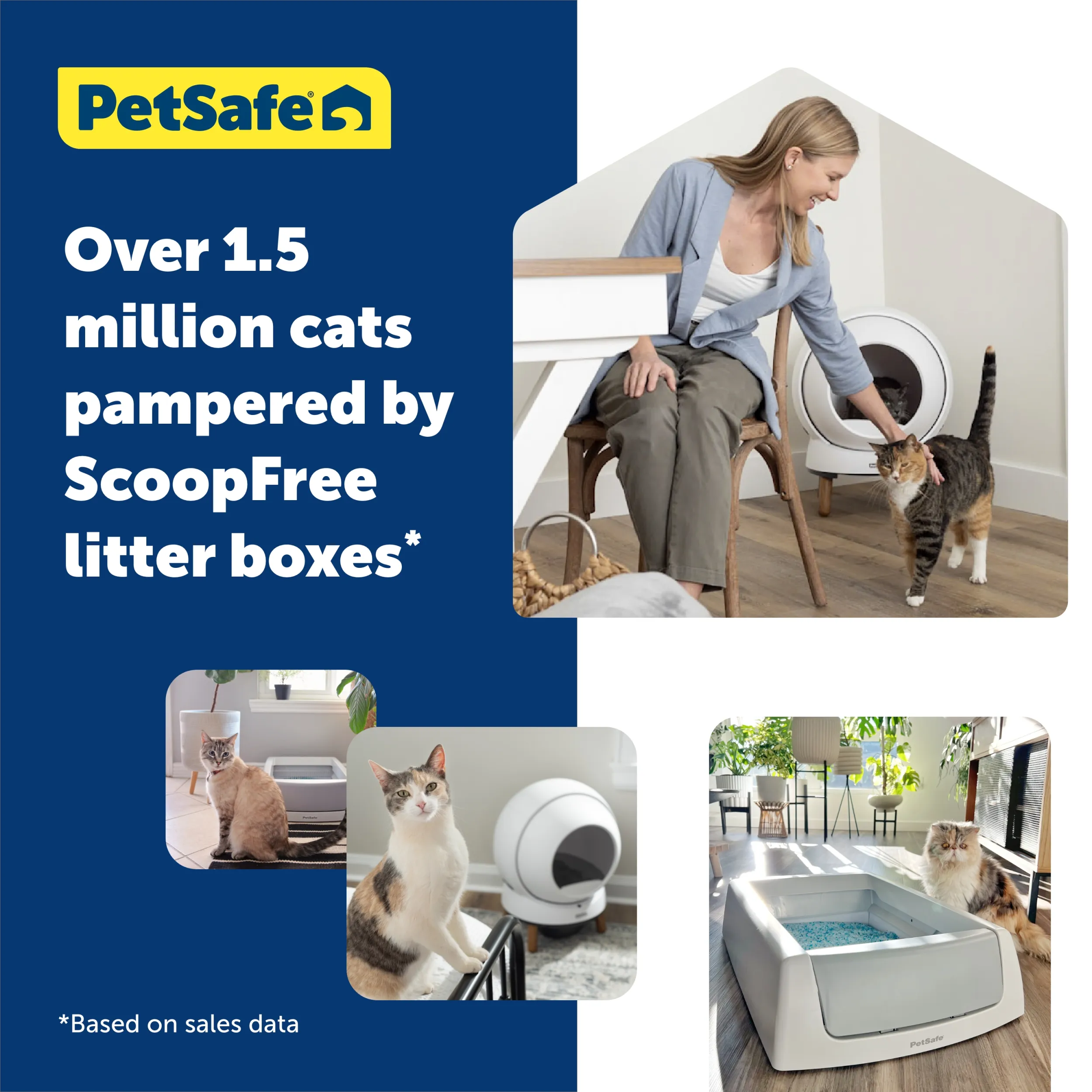 ScoopFree® SmartSpin™ Self-Cleaning Litter Box Bundle