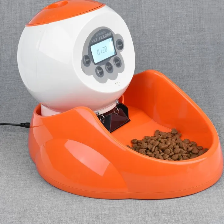 Seat electric feeder pet automatic eating device cat and dog timing