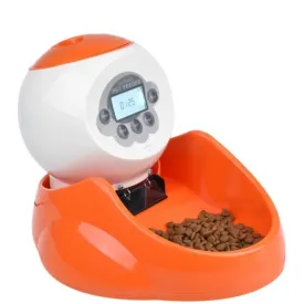 Seat electric feeder pet automatic eating device cat and dog timing