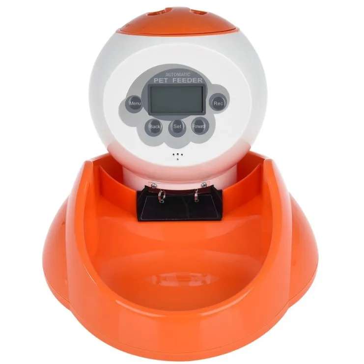 Seat electric feeder pet automatic eating device cat and dog timing