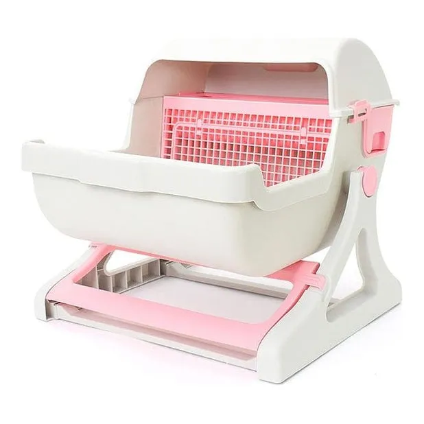 Semi-Automatic Cat Litter Box-50X43X33cm