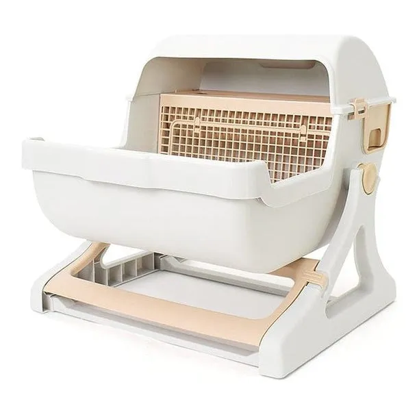 Semi-Automatic Cat Litter Box-50X43X33cm