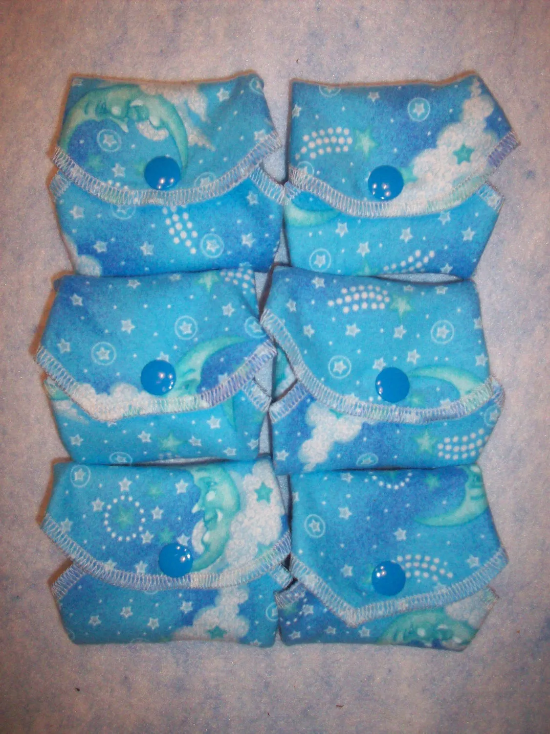 Set of 6 MamaBear LadyWear Quick-Dry menstrual pad, pantiliner - Light/Medium Flow