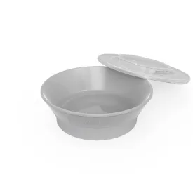 Smart Anti-Slip Baby Bowl Pastel Grey 6m 