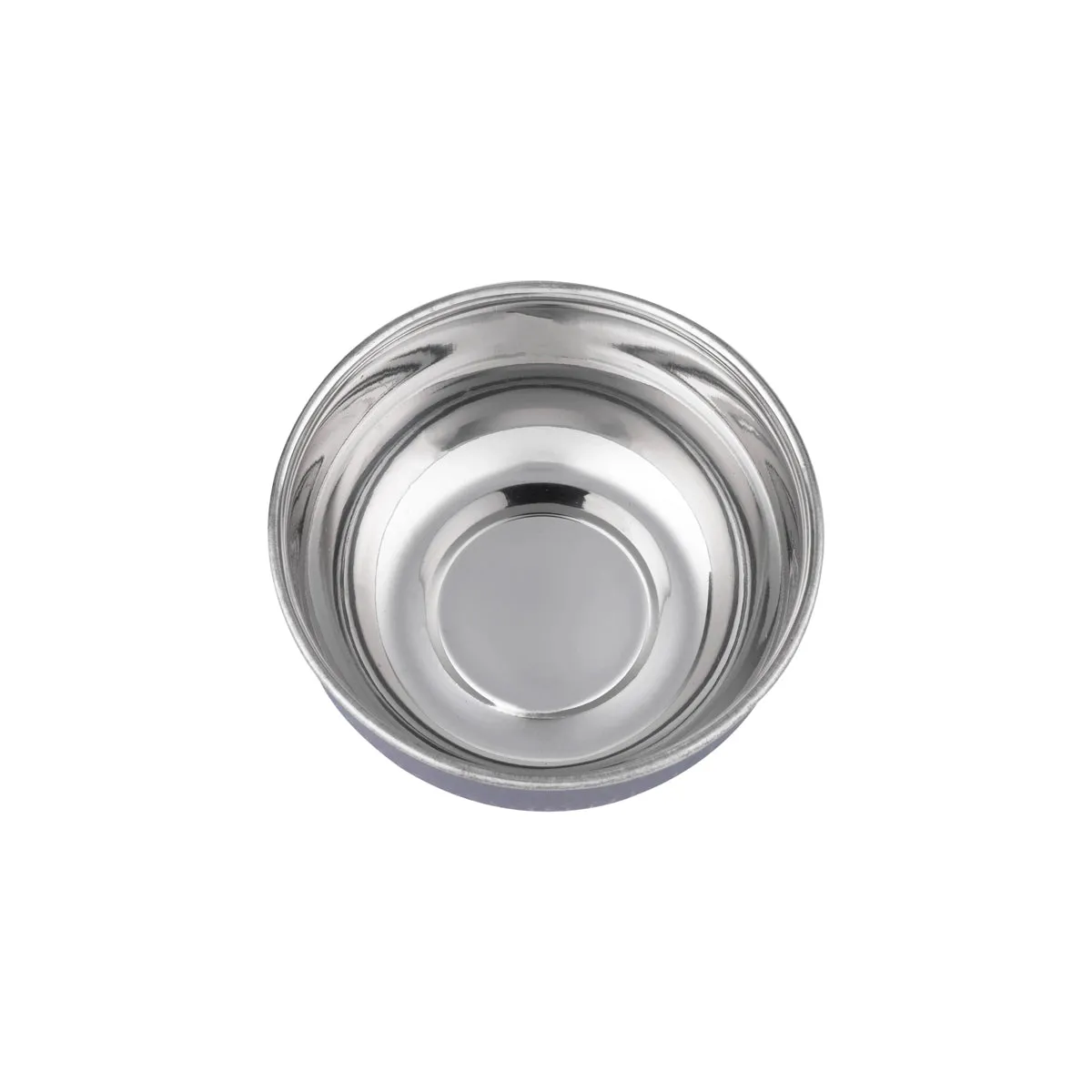 Stainless Steel Bowl with Plastic Lid - 2 x 4 Inches | Stainless Steel Cup for Home